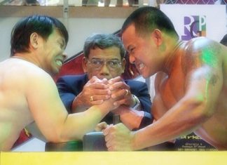 Join in the 2011 Pattaya Arm Wrestling Championships at the Royal Garden Plaza on Saturday, June 11.